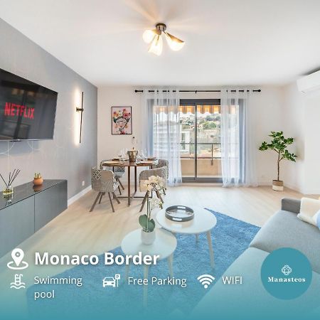 5Mn Monaco - Vue Mer - Parking - Piscine - Bb Beausoleil Dış mekan fotoğraf