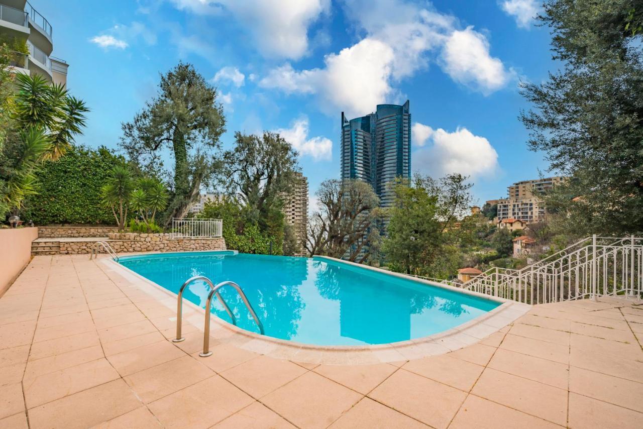 5Mn Monaco - Vue Mer - Parking - Piscine - Bb Beausoleil Dış mekan fotoğraf